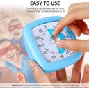 Ver imagem 2 de Secura Timer Visual de 60 Minutos Silencioso para Estudo e Gestão de Tempo (azul)