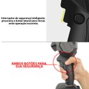 Ver imagem 7 de Mini Motosserra Eletrica 48V De Mao Sem Fio Portatil Corta Bambu Madeira Poda Jardim Jardinagem Galh