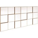 Ver imagem 1 de Quadro Espelho Block Grande 1,50 Mt (larg) Cor Freijo - 39582