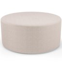 Ver imagem 1 de Puff Redondo Orgânico Sala de Estar Living 90cm Lola W01 Bouclê Creme - Lyam Decor