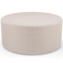 Ver imagem 1 de Puff Redondo Orgânico para Living 90cm Lola W01 Bouclê Creme - Lyam Decor