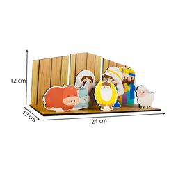 Presépio Compacto em Mdf – para Um Natal Especial - 2