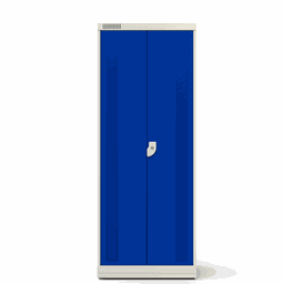 Armário de Aço para Produtos de Limpeza 2 Portas - Nk 1722 Nilko Armários Azul Chave Padrão - 2
