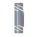 Ver imagem 1 de Arandela Alumínio Redonda 2 E-27 Tp Alumínio 972-ta Branco Área Externa Ideal Iluminação