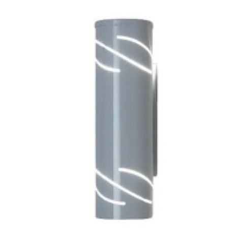 Arandela Alumínio Redonda 2 E-27 Tp Alumínio 972-ta Branco Área Externa Ideal Iluminação