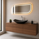 Ver imagem 5 de Espelho Orgânico Retangular Modelo c/ LED Frontal em 3 Cores