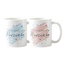 Ver imagem 2 de Kit 2 Canecas Convite Padrinhos Batismo / Batizado / Crisma