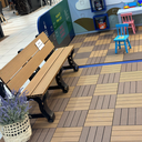 Ver imagem 5 de Deck Modular de Madeira Ecológica 30cm x 30cm Formaco Decor Marrom