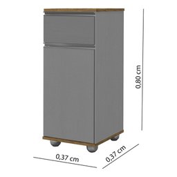 Armário Gabinete Filtro de Água Bebedouro Chão com Rodizio - 5