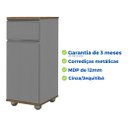 Ver imagem 3 de Armário Gabinete Filtro de Água Bebedouro Chão com Rodizio