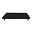 Ver imagem 5 de Cama Casal Japonesa 156cm Pés Madeira Haru Veludo Preto - Sallar Home