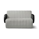 Ver imagem 4 de Sofá 3 Lugares Decorativo 168cm Túlio Sintético Pu e Bouclê K01 - D’Rossi