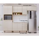 Ver imagem 5 de Cozinha Modulada Compacta 4 Peças sem Tampo Isis Luciane Móveis