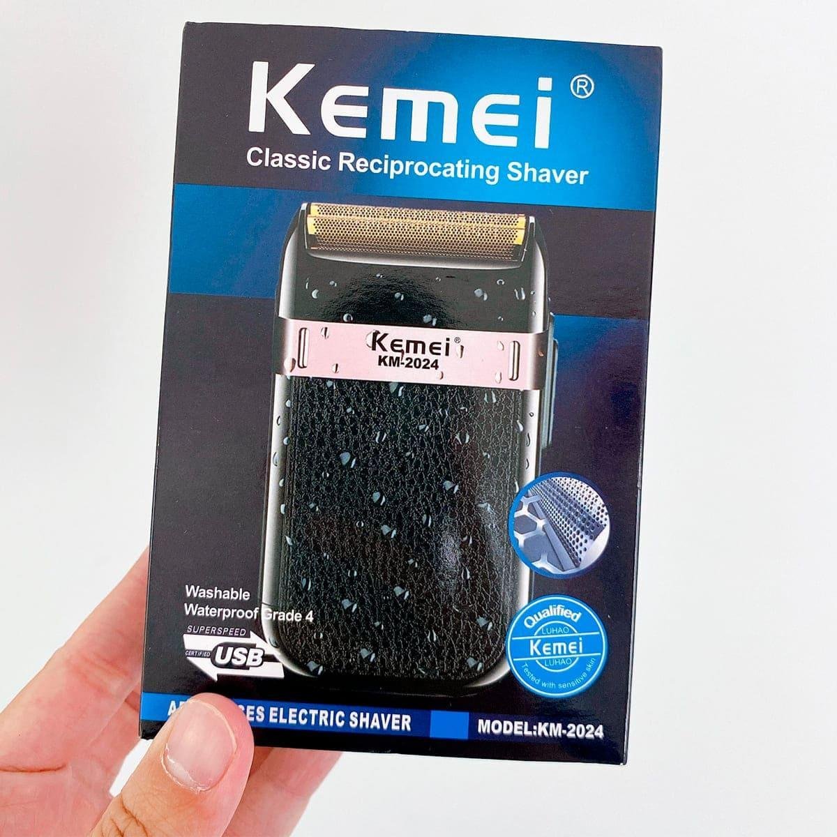 Maquina Shaver de Barbear Profissional Pezinho Kemel Km-2024 ...