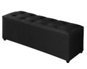 Ver imagem 3 de Recamier Baú Milão 1,30m Premium para Cama Casal Estilo Decorativo Closet Estofado Cor Preto
