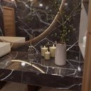 Ver imagem 2 de Adesivo para Pia Bancada Imprimax Gold Pedra Mármore Nero Marquina 1,22m