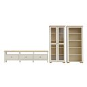 Ver imagem 2 de Conjunto de Sala 3 Peças Rack, Estante e Cristaleira Madeira Maciça Ananda CabeCasa MadeiraOriginals