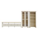 Ver imagem 2 de Conjunto de Sala 3 Peças Rack, Estante e Cristaleira Madeira Maciça Ananda CabeCasa MadeiraOriginals