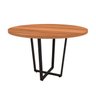 Mesa de Reunião Redonda Industrial 110cm com Pés em Metal Industrial Executive - 1