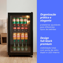Ver imagem 4 de Frigobar Expositor Vertical Hq 85fbpv1 Preto 85l 127v