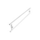 Ver imagem 5 de Puxador de Porta Vidro Pivotante Madeira Branco 80cm Ms Fs