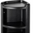 Ver imagem 4 de Suporte Porta Shampoo Cantoneira Banheiro Organizador Dupla Preto 2 Divisorias Multiuso Resistente S