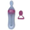 Mamadeira Colher Dosadora Bebê Silicone Rosa Zoop - 1