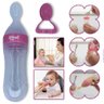 Mamadeira Colher Dosadora Bebê Silicone Rosa Zoop - 2