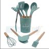 Kit de utensilios em silicone cozinha Verde - 4