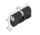 Ver imagem 2 de Cilindro 5 - Haga - Oval - 0866b