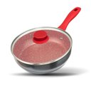 Ver imagem 1 de Panela Philco Redstone com Tampa de Vidro 2,7 Litros Cinza com Vermelho Pph240apr