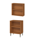 Ver imagem 3 de Kit Multiuso Modulado Luana 2 Peças 70cm Lavanderia - Cinamomo/branco Aramóveis