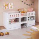 Ver imagem 6 de Cama Infantil Ilha Bela 2 Portas Branco - Art In Móveis