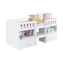 Ver imagem 2 de Cama Infantil Ilha Bela 2 Portas Branco - Art In Móveis