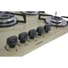 Fogão Cooktop Premium 5 bocas Tripla Chama 140 Amadeirado Claro Chamalar - 3