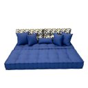 Ver imagem 2 de Futon Turco Duplo Azul Royal + Acessorios