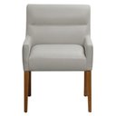 Ver imagem 3 de Kit 2 Cadeiras para Mesa de Jantar Angel Base Madeira Corano Fendi - Nexta Casa