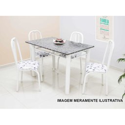 Base De Mesa De Jantar Pés De Mesa P/ Tampos De Vidro Granito Madeira 1,20 Munique Ql Branco - 5