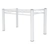 Base De Mesa De Jantar Pés De Mesa P/ Tampos De Vidro Granito Madeira 1,20 Munique Ql Branco - 1