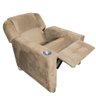 Poltrona Reclinável Papai e Mamãe com Porta Copo Texas Cappuccino - 1