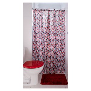 Cortina Poliester Box Colored Balls 1,80m X 1,80m Astra