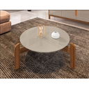 Ver imagem 1 de Mesa de Centro Lizz Cor Off-white/cedro