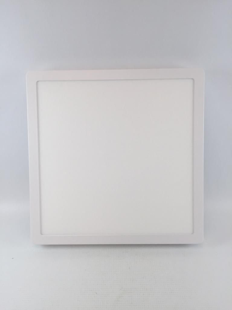 Plafon Sobrepor 24w Quadrado Branco Quente Cozinha Banheiro - 4