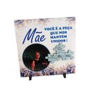 Ver imagem 2 de Porta Retrato Azulejo Exclusivo Presente Dias Das Mães com Foto Personalizada Coleção Tea & Amor Azu