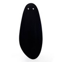 Ver imagem 4 de Espelho Orgânico Eros Grande 150cm x 63cm Minimalista com Moldura em Madeira Preto Casavee