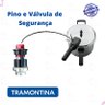 Válvula de Segurança e Pino Original Panela de Pressão Tramontina Brava 4,5l / 6l - 4