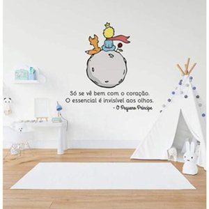 Adesivo de Parede Pequeno Principe:50 X 50 Cm