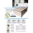 Ver imagem 2 de Cama(Box Queen Size+Colchão Mola)158x198x26 Sintético Branco