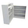 Balcão Caixa L M5 Mdp Atendimento Recepção Loja Vallet - Branco - 2