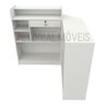 Balcão Caixa L M5 Mdp Atendimento Recepção Loja Vallet - Branco - 3